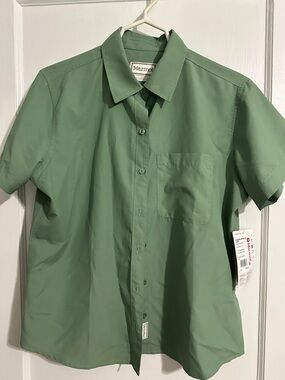 Marmot Women’s Apex Short Sleeve Shirt UPF 40 Button Down